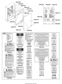 Decals Group - Ats Warning (Used After Serial No. 1023493067) Diagram and Parts List for 040782-00  Briggs and Stratton Generator